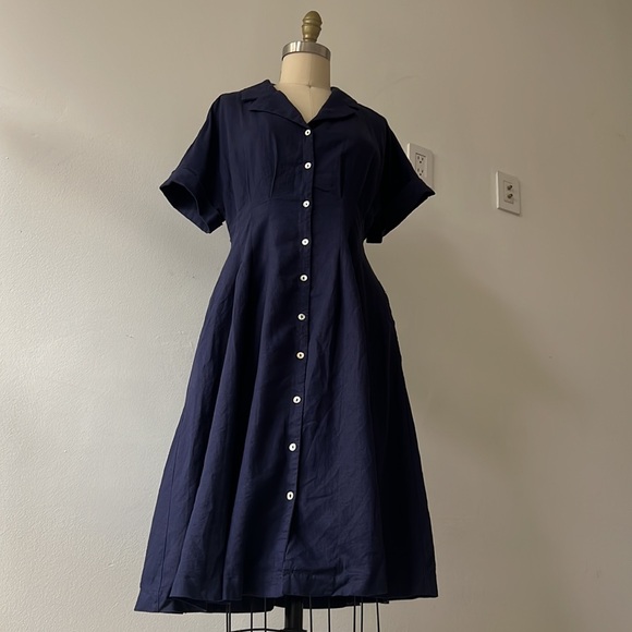 HALSTON dress Sz 8 - Picture 7 of 8